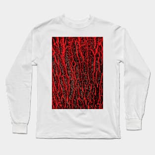 Texture - Scary Tree bark Long Sleeve T-Shirt